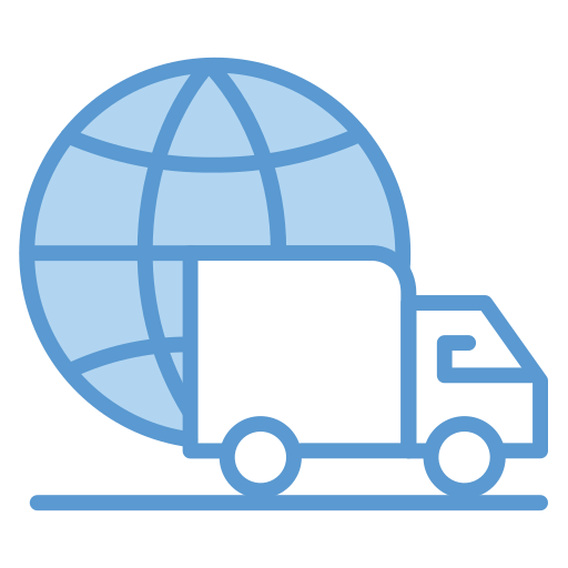 Logistics delivery Generic Blue icon
