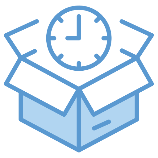 Delivery date Generic Blue icon