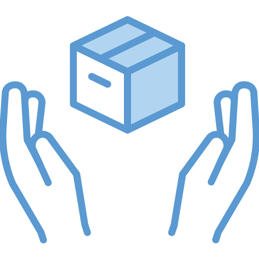 Delivery service Generic Blue icon
