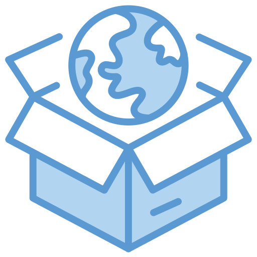 Logistics delivery Generic Blue icon