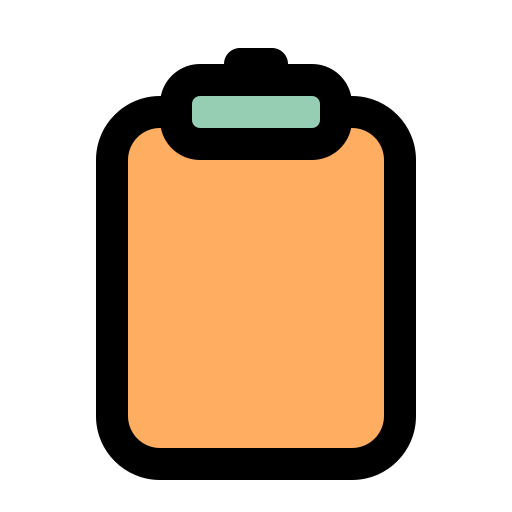 クリップボード Generic Outline Color icon