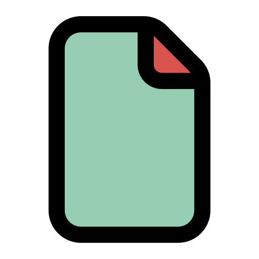 archivo Generic Outline Color icono