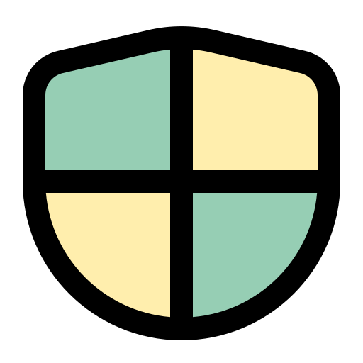 방패 Generic Outline Color icon