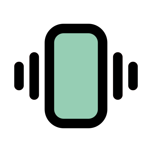 振動 Generic Outline Color icon