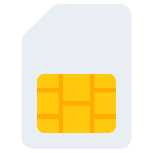 simkaart Generic Flat icoon