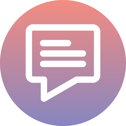 Chat Generic Flat Gradient icon