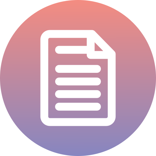 File Generic Flat Gradient icon