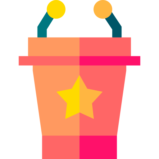 Podium Basic Straight Flat icon