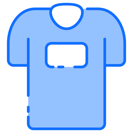camiseta Generic Blue Ícone
