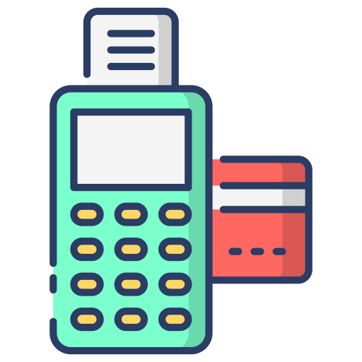 Pos terminal Generic Outline Color icon