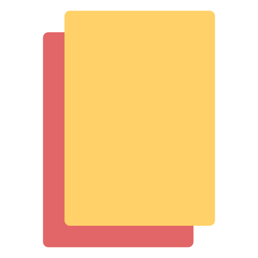 czerwona kartka Generic Flat ikona