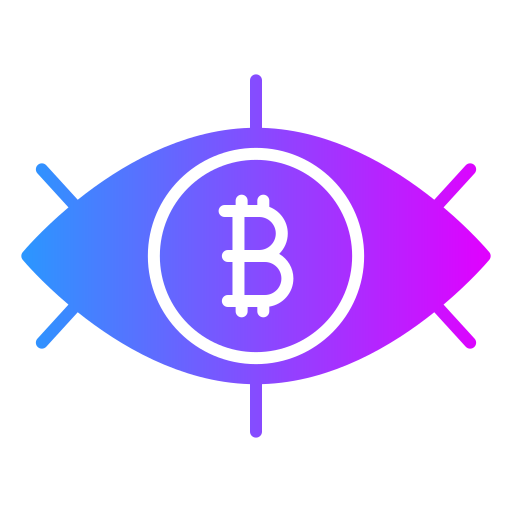 cryptage bitcoin Generic Flat Gradient Icône