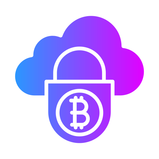 Bitcoin encryption Generic Flat Gradient icon