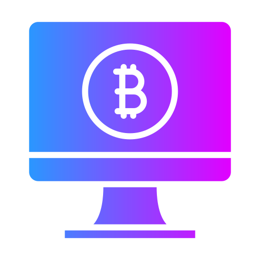 minería bitcoin Generic Flat Gradient icono