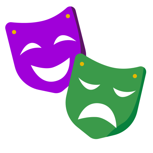 máscaras de teatro Generic Flat icono