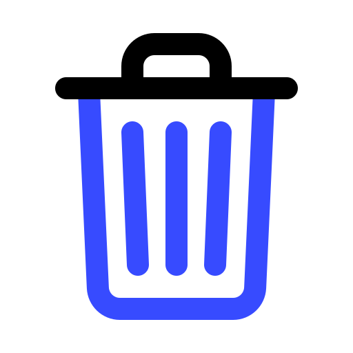 basura Generic Outline Color icono