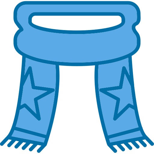 スカーフ Generic Blue icon