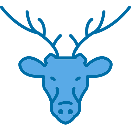 사슴 Generic Blue icon
