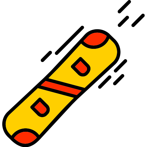 snowboard Generic Outline Color icono