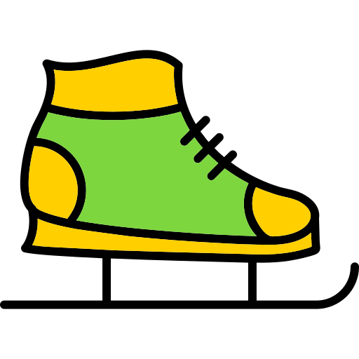 Skates Generic Outline Color icon