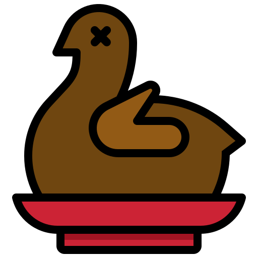 pollo asado Generic Outline Color icono