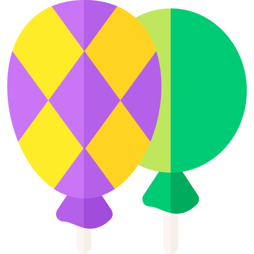 balão de ar Basic Rounded Flat Ícone