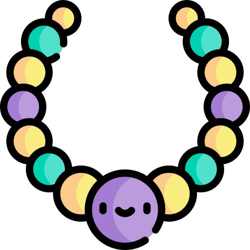 perles Kawaii Lineal color Icône