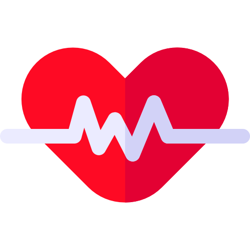 cardiograma Basic Rounded Flat icono