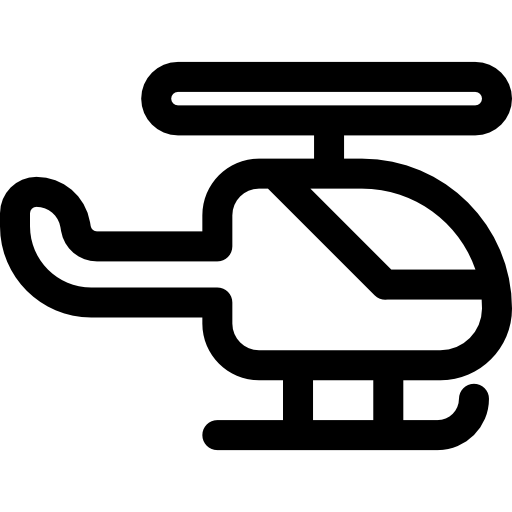 ヘリコプター Basic Rounded Lineal icon