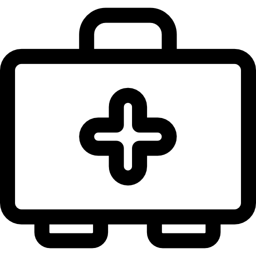erste-hilfe-kasten Basic Rounded Lineal icon