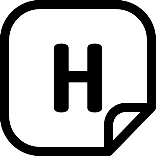 hospital Basic Rounded Lineal icono