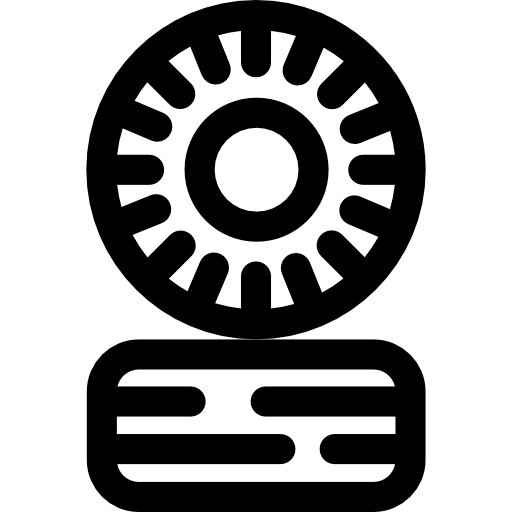 타이어 Basic Rounded Lineal icon