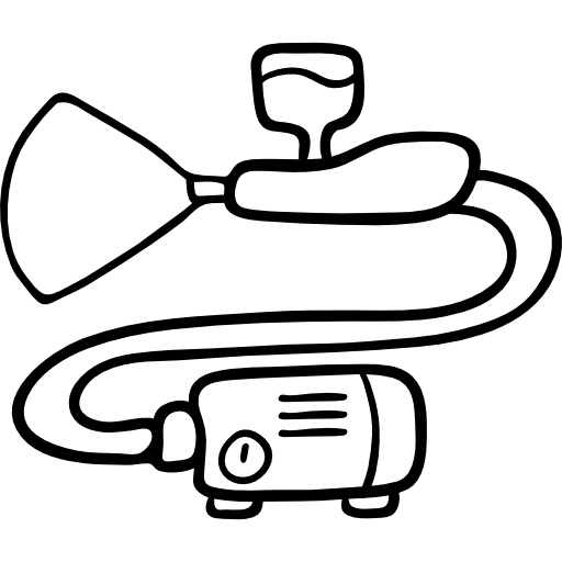 aerógrafo Hand Drawn Black icono