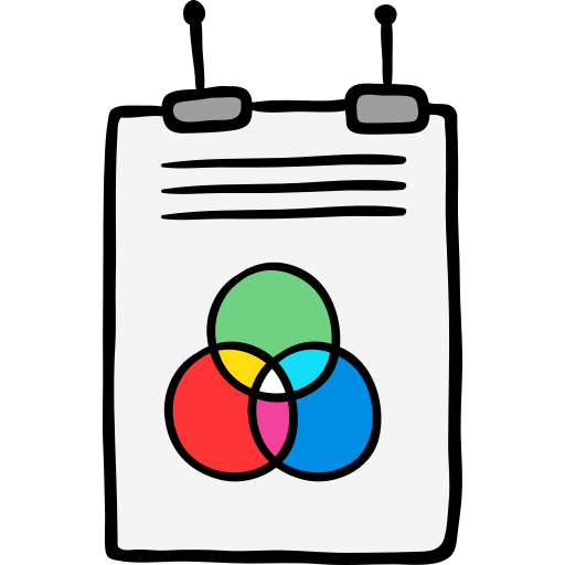 ポスター Hand Drawn Color icon