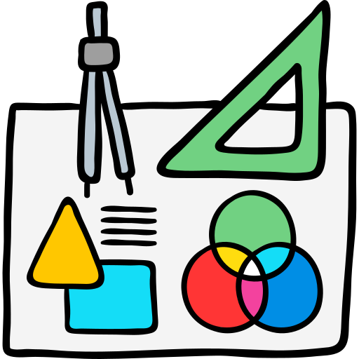 diseño gráfico Hand Drawn Color icono