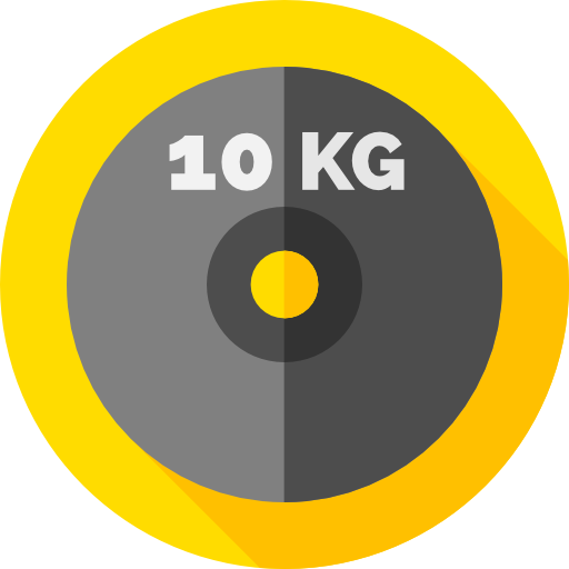 gewicht Flat Circular Flat icoon
