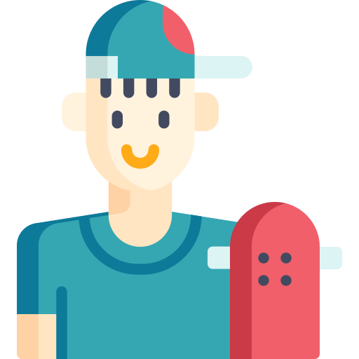 Skater Special Flat icon