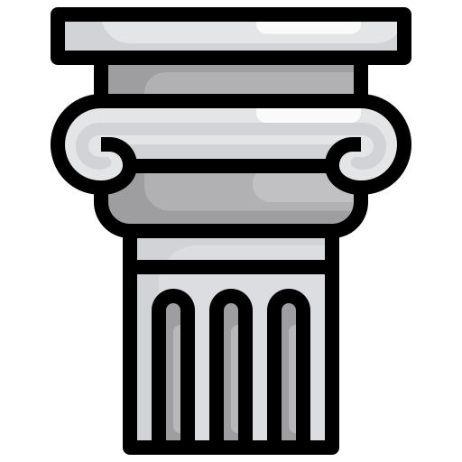 Pillar Generic Outline Color icon