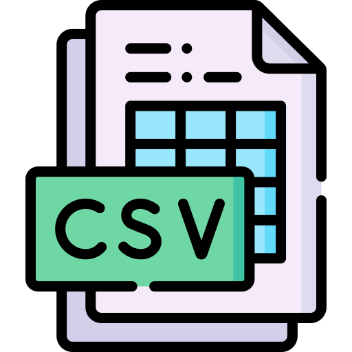 Csv Special Lineal color icon