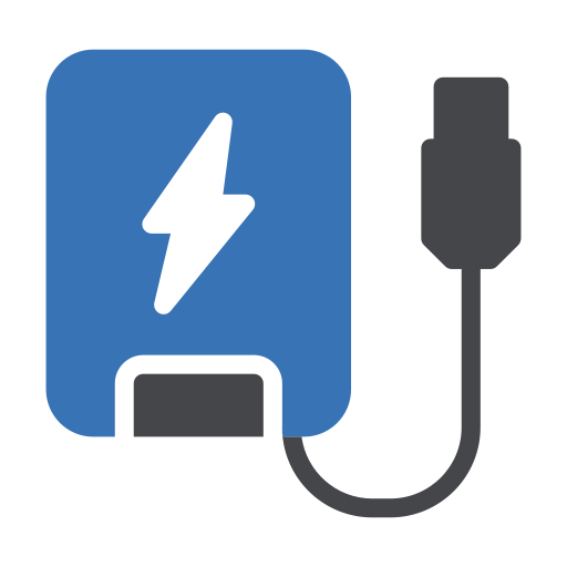 powerbank Generic Blue icoon