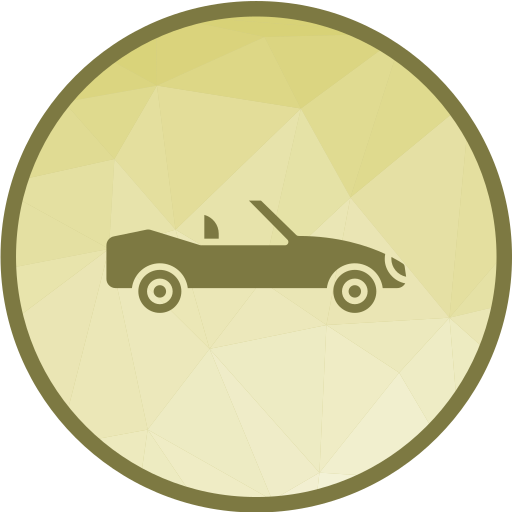 kabriolet Generic Flat ikona