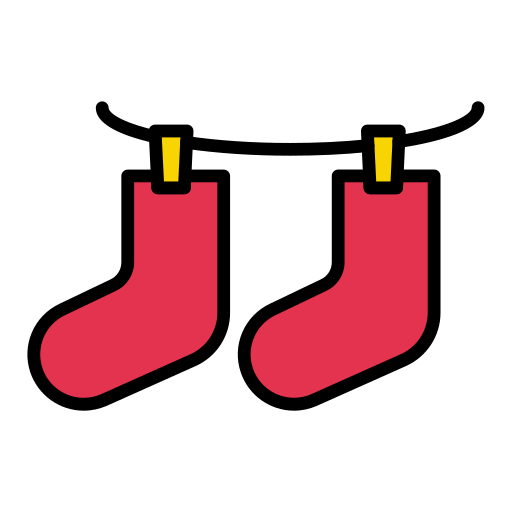 Socks Vector Stall Lineal Color icon