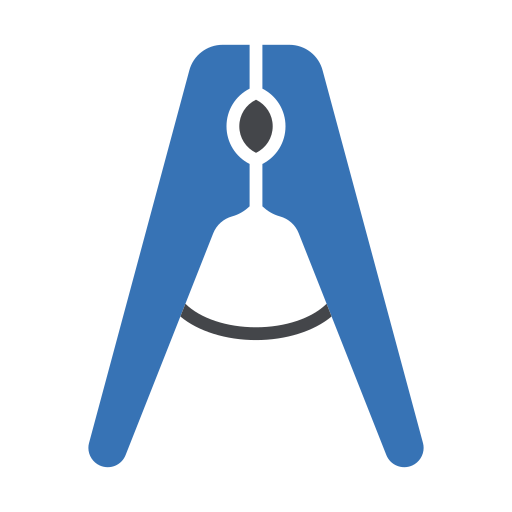 Clothes peg Generic Blue icon