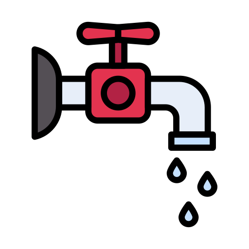 rubinetto dell'acqua Vector Stall Lineal Color icona