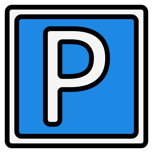 parkplatz Generic Outline Color icon