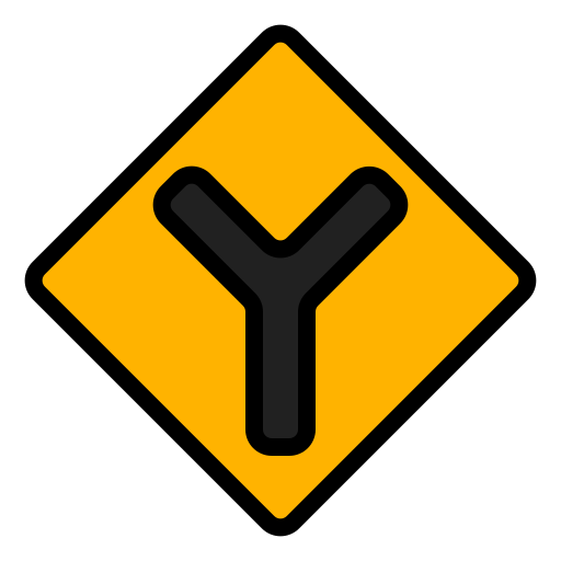 y 교차점 Generic Outline Color icon