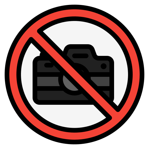 No camera Generic Outline Color icon