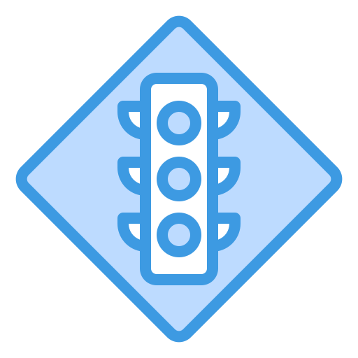 sygnalizacja świetlna Generic Blue ikona