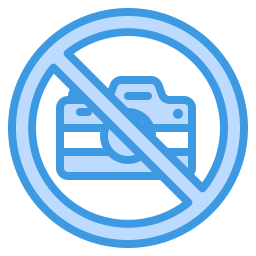 카메라 금지 Generic Blue icon