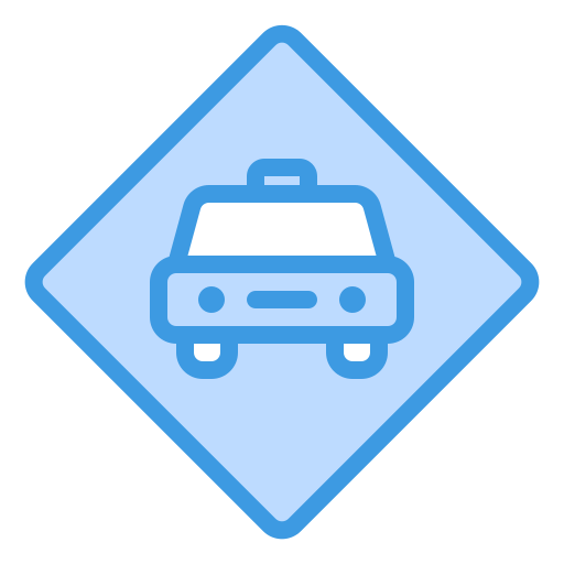 sygnał taksówki Generic Blue ikona
